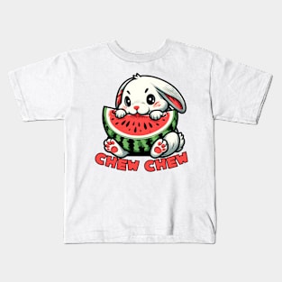 Watermelon bunny Kids T-Shirt